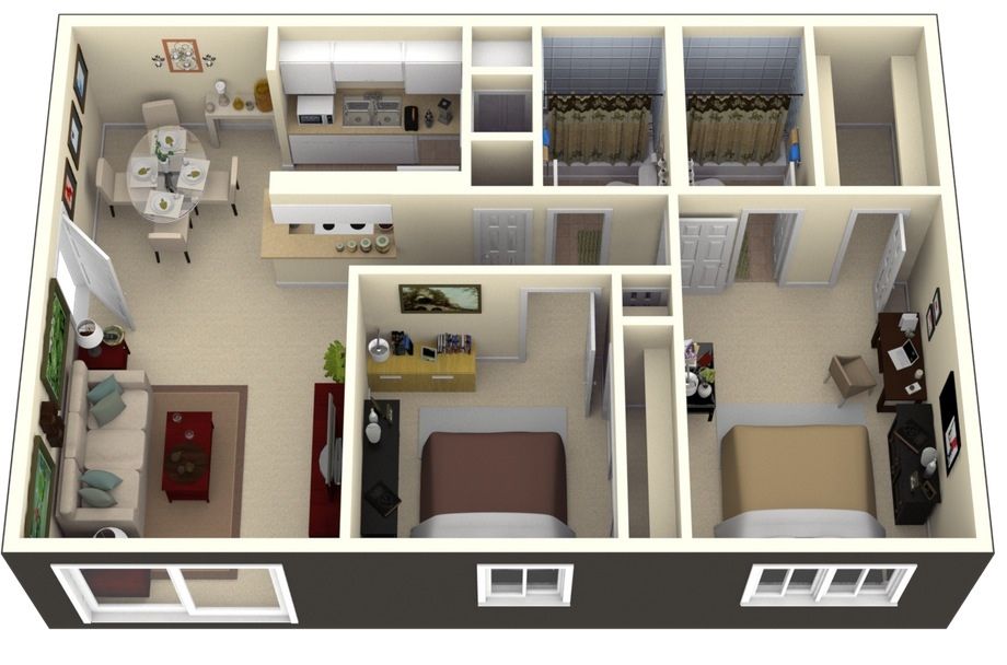 Best 2 Bedroom Condo Layout